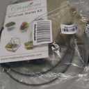 Creations by Nathalie 7" DIY Teardrop Terrarium Kit with Live Plants  Hanging Glass Planter with Stand for Adults & Kids  Build a Mini Ecosystem with Moss, Crystals, Tools  Made in The USA