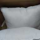 Amazon Basics Down Alternative Pillow for Side and Back Sleepers, Medium Density, Standard Size, 26" x 20", 2-Pack, White