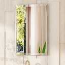 Frameless Bathroom Mirror, 22" x 30" Rectangle Wall Mirror with Beveled Edge, Modern Decorative Vanity Mirrored for Living Room, Entryway, Bedroom | 1/4-Inch Shatterproof Glass