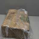 Liuruiyu Glass Food Storage Jars 6-Pack - 4x4 in-Clear Glass Food Canisters with Bamboo Lid Airtight For Serving Tea, Coffee, Flour, Sugar, Candy, Cookie, Spice and More (Circular)