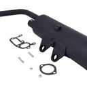 Muffler Assembly 18087-1178 Compatible with Kawasaki Prairie Brute Force 650 700 KVF650A KVF650B KVF650D KVF700A KVF700B KVF700D 4X4 18087-1148 18087-0077 180870077