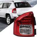 Huray Left Taillight Fit for Jeep Compass 2011-2013 Driver Side LH Brake Lamp