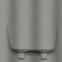 Mayfair Caswell Modern Slow Close Toilet Seat, Easy Clean Hinges and Durable Plastic Seat, Made in USA, Round, White