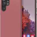 Crave Galaxy S22 Ultra Case, Shockproof Protection Dual Layer Case for Samsung Galaxy S22 Ultra 5G (6.8 inch) - Berry