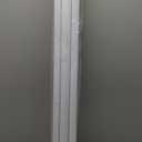 Joydeco No Drill Zebra Blinds for Windows, Cordless Day & Night Dual Sheer Roller Shades, Easy Installation, Free-Stop Lift System, Light Filtering Privacy Blinds for Home(White, 35" W x 75" H)