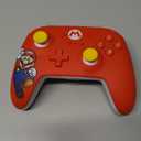 PowerA Wireless Controller for Nintendo Switch/Switch Lite/OLED Model - Mario Joy, AA Battery Powered (Battery Included), Officially Licensed by Nintendo