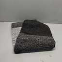 OLANLY Bathroom Rugs Mat 30x20, Extra Soft Absorbent Microfiber Bath Rugs, Rubber Backing, Quick Dry, Machine Washable Bath Mats for Bathroom Floor, Tub and Shower, Home Decor Accessories, Black