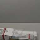 Reinforced 22" Tall Retractable Pet Gate Short Dog Gates to Step Over, 75" Wide Pet Gate for Stairs with Support Rods - Prevent Crawling Under, Small Pet Gate Retractable Dog Gate for Doorways, White