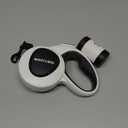 HCY&WLD Upgrade 4-in-1 Retractable Dog Leash with LED Light & Dispenser & Poop Bags, 16 ft Heavy Duty Dog Leash with Anti-Slip Handle for Dogs up to 44 lbs, 360 Tangle-Free, One Button Brake & Lock