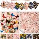 8 Pack Reusable Kitchen Swedish Dishcloths for Washing Dishes Cloths Absorbent Fast Drying Cleaning Sponge Cute Decorate Washable Swedish Towels, Butterfly