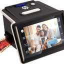 HP FilmScan Touch Screen Film & Slide Scanner Digitizer with 5 LCD Screen, Quickly Convert Negatives & Slides to Digital 22MP JPEG Photos, Compatible with 135, 126 and 110 Film & Slides