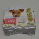 Paw Inspired 32ct Disposable Dog Diapers | Female Dog Diapers Ultra Protection | Diapers for Dogs in Heat, Excitable Urination, or Incontinence (Small) (Small (32 Count))
