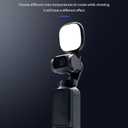 LED Video Light for Osmo Pocket 3, Fill Light Vlog Selfie Light with Bracket, Portable Photography Lighting for Osmo Pocket 3 Camera Tripod Phone