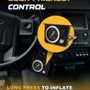 Air Gauge Control Kit with Paddle and Air Fittings | for Air Bag Suspension Kit, 0200 PSI Air Suspension Gauge Kit