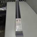 Persilux Cordless Zebra Blinds for Windows Free-Stop Roller Windows Shades (46" W X 72" H, Black) Dual Layer Light Control for Day and Night, Light Filtering Sheer Shades for Home, Easy to Install