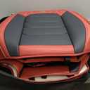 FLORICH Car Seat Covers, Leather Seat Covers, Front Seat Covers 2PCS,Waterproof Car Seat Protector, Auto Driver Seat Covers Accessories Fit for Most SUV Trucks(Red&Black, Front Pair)