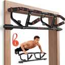 Sportneer 2026 Upgraded Pull up Bar for Doorway Pull Up Bar with Rotating Handles, Multi-Grip Door Pull Up Bar Upper Body Trainer, 440 lb Capacity, Home Gym Strength Training