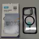 ESR for iPhone 14 Pro Case with Stand, Compatible with MagSafe, Full-Body Military-Grade Drop Proof Case with Built-in 9H+ Tempered Glass Screen Protector, Armor Series, Clear Black