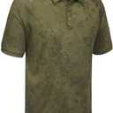ZTN Men‘s Polo Shirts - Summer UV50+ Moisture Wicking Golf Shirts Quick-Dry Sports Polo Shirts Activewear, Small
