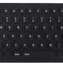 Silicone Folding Keyboard Portable Soft Keyboard Kit, USB Wired Silicone Rolling Keyboard for PC 85 Keys Standard Keyboard Light Weight Silent and Soft Flexible Keyboard Tool (Black)