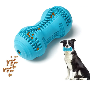 Dog Chew Toy for Teething Chewers,Tough Durable Natural Rubber Bone with Toothbrush,Indestructible for Aggressive Chewers Dental Oral Care for Small, Medium and Large Dogs