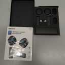 Mini Microphone for iPhone 17/16/15-7/Android/Tablet,Lavalier Wireless Microphones with Dual Receivers, DSP Noise Cancellation,Magnetic Clip,18H, Ideal for Video Recording,Podcast,Interviews, Gifts (Black)