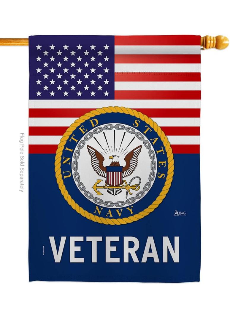 US Navy Veteran 13"x 18.5"