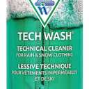 Nikwax Tech Wash,10 fl. oz., Nikwax Tech Wash Technical Cleaner for Jackets and Outerwear, Restores Waterproofing in Rain, Ski, and Snow Gear, Safe for Gore-Tex and DWR