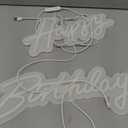 LED Birthday Neon Light USB Powered Dimmable Decorative Happy Birthday Neon Sign Party Home 5V
