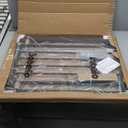 BABELIO Baby Gate for Doorways and Stairs, 26-31" Pet Gate with Wide Walk Thru Door and Lock Indicator, No Drill Pressure Mounted Safety Gate with Double Lock and Self-Closing, Black