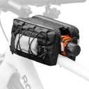 ROCKBROS Top Tube Bike Bag,Large Capacity Bicycle Front Frame bag Quick Release Bike Tube Bag Cycling Pouch with Shoulder Strap Bike Accessories for Adult Bikes