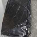 TALSTILA Foot Rest for Under Desk at Work, Foot Rest with Warm Plush Feet Pocket, Ergonomic Adjustable Memory Foam Footrest for Office Chair, Foot Stool for Office - Back & Leg Pain Relief (Double Layer, Black)