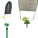 Tennis Trainer | Portable Tennis Practice Equipment for All Levels – Real Topspin Training Aid • Adjustable Height & Angle – 2 in 1 for Pickleball Trainer