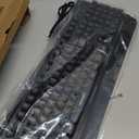 TECKNET Gaming Keyboard, USB Wired Computer Keyboard, 15-Zone RGB Illumination, IP32 Water Resistance, 25 Anti-ghosting Keys, All-Metal Panel (Whisper Quiet Gaming Switch) (Black)