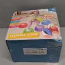 Stepping Stones for Kids - 3 Game Modes Stepping Stones with Light up&Music Non-Slip Balance Sensory Indoor Outdoor Play, Toddler Activities, Toys Birthday for Children Aged 3+, 5 Pack