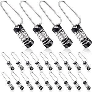 Moxweyeni Boat Flag Clips Stainless Steel Marine Flag Clips for Halyards Outrigger Lines Antennas Stern Lights Flagpole Rope Fishing