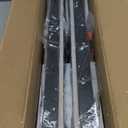 EDISHINE Upgraded 23.6" Led Modern Outdoor Wall Light, Dimmable Linear Exterior Wall Sconce, Adjustable Color Temperature, IP65 Waterproof, Long Exterior Lighting Fixtures for Garage, Porch, 2 Pack