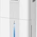 1000 Sq.ft Dehumidifier for Basement, Glowells 16 Pints Dehumidifiers for Home, Bathroom, Bedroom Large Room, RV, Three Modes, Quiet with Smart Compressor, Dry Clothes, 24H Timer
