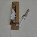 Conair Double Ceramic 1-Inch Curling Iron with Claw Clip, 1-Inch Barrel Creates Classic Curls, Hair Curler for Use on Short, Medium, and Long Hair, White/Rose Gold