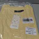 AUTOMET Tank Top for Women Eyelet Embroidery Summer Sleeveless V Neck Loose Fit Flowy Casual Tops 2025 Trendy Beach Vacation Fashion Shirts Basic Boho Cute Outfits Yellow, Size: XL