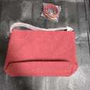 Woven Suede Hobo Bag for Women Trendy Slouchy Shoulder Tote Purse with Leather Crossbody Strap for Work Travel