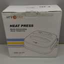 HTVRONT Heat Press Machine for T-Shirts, Portable Heat Press 10"X10", Iron Press for Sublimation and HTV Vinyl Shirt Press Machine for Hat, Bags, Heating Transfer Projects (Light Green)