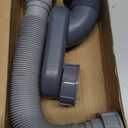 1 1/2 Inch Tub Drain Kit with Low Profile P Trap,Flexible Drain Pipe for Freestanding Tub, RV Shower, Clawfoot Tub - Low Profile Shower Drain Kit, Easy Installation