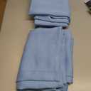 ChrisDowa Grommet Room Darkening Curtains for Bedroom and Living Room - 2 Panels Set Thermal Insulated Blackout Curtains (Sky Blue, 52W x 63L)