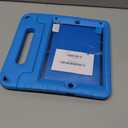 AVAWO Kids Case for iPad 9.7 inch (2018/2017 Model) 6th/5th Generation, iPad Air 2 Cover with Built-in Screen Protector, Durable Lightweight Shockproof Handle Stand for Toddlers, Blue