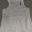 GEMBERA Womens Scoop Neck Sleeveless Racerback Ribbed Knit Slim Fitted Basic Tank Top Shirt, Large