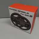 Juylay Steering Wheels for Nintendo Switch 2 JoyCon Controllers, Racing Wheels Accessories for Mario Kart World/8 Deluxe, Family Game Night Essentials (Black, 2-Pack)