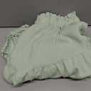 Caracilia Mini Skirts for Women Summer Casual Boho Crochet Ruffle Flowy Skirt Built in Shorts 2025 Fashion Trendy Skorts (Small, Light Green)