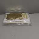 4 Pack 3.2Ft x 8.2Ft Champagne Gold Foil Fringe Curtain Backdrop, Metallic Tinsel Foil Fringe Streamers Curtains Background for Photo Booth, Birthday, Wedding, Halloween, Christmas Party Decoration