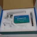 Smart Door Lock with Knob, Keyless Entry Door Locks with Handle, Fingerprint Door Knob for Bedroom/Front Door/Apartment,Generate Passcode Remotely Silver